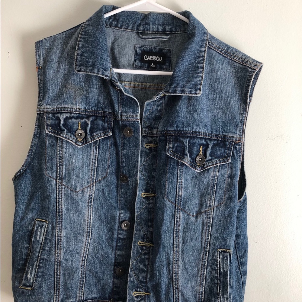 Sleeveless Denim Jacket